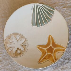 Pfaltrzgraff "Sandy Shore"  8 inch plate great nautical coastal display piece